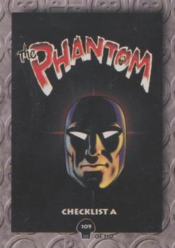 1994 Dynamic The Phantom Series 2 #109 Checklist A Front