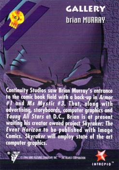 1996 Intrepid The Phantom Gallery #63 Brian Murray Back