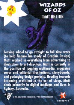 1996 Intrepid The Phantom Gallery #87 Matt Hatton Back