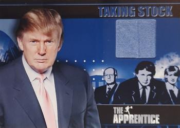 2005 Comic Images The Apprentice - Donald Trump Memorabilia #M1 Donald Trump Front