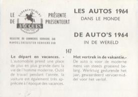 1964 Chocolat Jacques Les Autos Dans le Monde #147 Le Départ En Vacances Back