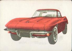 1964 Chocolat Jacques Les Autos Dans le Monde #225 Chevrolet Corvette Front