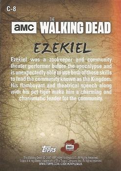 2017 Topps The Walking Dead Season 7 - Characters #C-8 Ezekiel Back