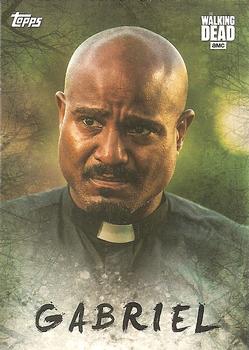 2017 Topps The Walking Dead Season 7 - Characters #C-17 Gabriel Stokes Front
