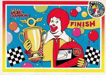 1993 McDonald's Racing Champions  #10 Ronald McDonald Front