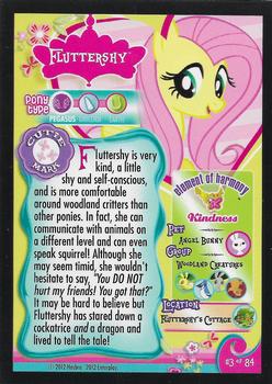 2012 Enterplay My Little Pony Friendship is Magic #3 Fluttershy Back