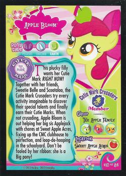 2012 Enterplay My Little Pony Friendship is Magic #10 Apple Bloom Back