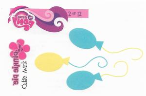 2012 Enterplay My Little Pony Friendship is Magic - Tattoo Sheets #2 Pinkie Pie Front