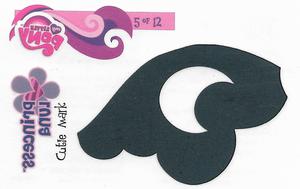 2012 Enterplay My Little Pony Friendship is Magic - Tattoo Sheets #5 Princess Luna Front