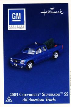 2005 Hallmark #NNO 2003 Chevrolet Silverado SS Front