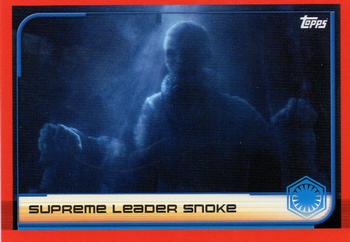 2017 Topps Star Wars Journey to the Last Jedi (UK Release) #11 Supreme Leader Snoke Front