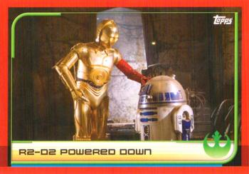2017 Topps Star Wars Journey to the Last Jedi (UK Release) #21 R2-D2 Powered Down Front