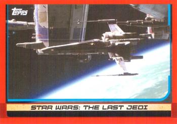 2017 Topps Star Wars Journey to the Last Jedi (UK Release) #96 (X-wing Fighters) Front