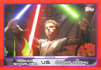 2017 Topps Star Wars Journey to the Last Jedi (UK Release) #111 Anakin Skywalker vs. Count Dooku Front