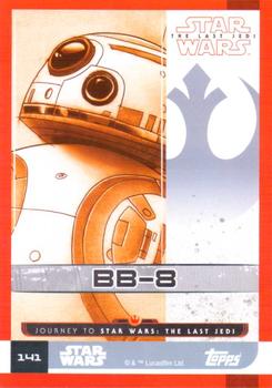 2017 Topps Star Wars Journey to the Last Jedi (UK Release) #141 BB-8 Back