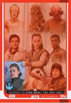 2017 Topps Star Wars Journey to the Last Jedi (UK Release) #158 General Leia Organa Back