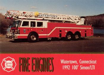 1994 Bon Air Fire Engines #206 Watertown, Connecticut - 1992 100' Simon/LTI Front
