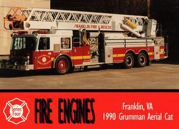 1994 Bon Air Fire Engines #343 Franklin, VA - 1990 Grumman Aerial Cat Front