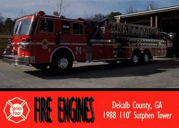 1994 Bon Air Fire Engines #367 Dekalb County, GA - 1988 110' Sutphen Tower Front