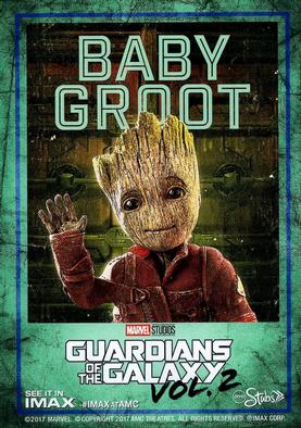 2017 IMAX at AMC Guardians of the Galaxy Vol. 2 #NNO Baby Groot Front