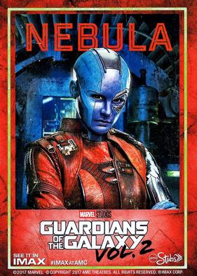 2017 IMAX at AMC Guardians of the Galaxy Vol. 2 #NNO Nebula Front