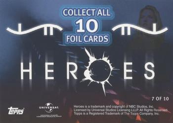 2008 Topps Heroes - Foil #7 Niki Sanders Back