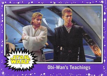 2017 Topps Star Wars Journey To The Last Jedi - Starfield Purple #3 Obi-Wan's Teachings Front