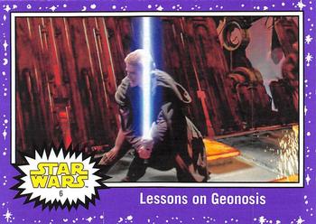 2017 Topps Star Wars Journey To The Last Jedi - Starfield Purple #6 Lessons on Geonosis Front