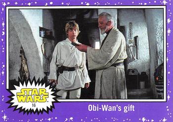 2017 Topps Star Wars Journey To The Last Jedi - Starfield Purple #16 Obi-Wan's gift Front