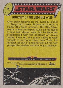 2017 Topps Star Wars Journey To The Last Jedi - Starfield Purple #19 Luke Skywalker's Impatience Back