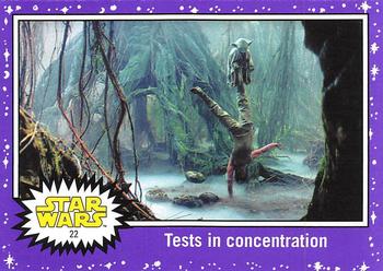 2017 Topps Star Wars Journey To The Last Jedi - Starfield Purple #22 Tests in concentration Front