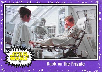 2017 Topps Star Wars Journey To The Last Jedi - Starfield Purple #32 Back on the Frigate Front