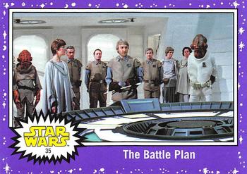 2017 Topps Star Wars Journey To The Last Jedi - Starfield Purple #35 The Battle Plan Front