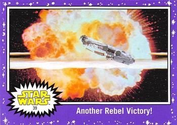 2017 Topps Star Wars Journey To The Last Jedi - Starfield Purple #39 Another Rebel Victory! Front