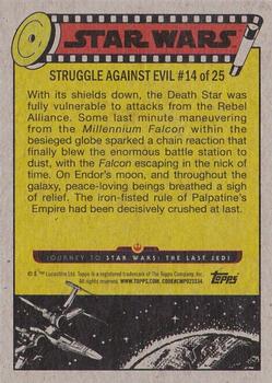 2017 Topps Star Wars Journey To The Last Jedi - Starfield Purple #39 Another Rebel Victory! Back