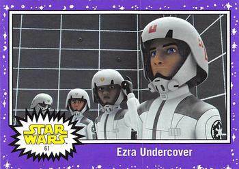 2017 Topps Star Wars Journey To The Last Jedi - Starfield Purple #61 Ezra Undercover Front