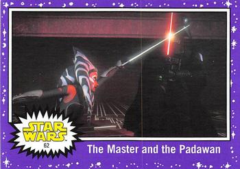 2017 Topps Star Wars Journey To The Last Jedi - Starfield Purple #62 The Master and the Padawan Front