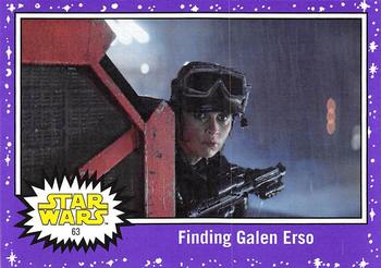 2017 Topps Star Wars Journey To The Last Jedi - Starfield Purple #63 Finding Galen Erso Front