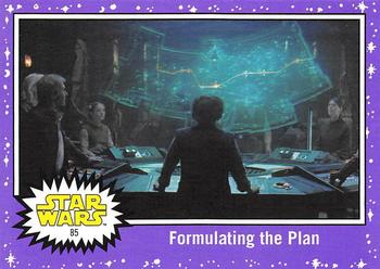 2017 Topps Star Wars Journey To The Last Jedi - Starfield Purple #85 Formulating the Plan Front