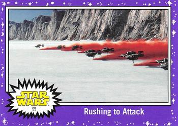 2017 Topps Star Wars Journey To The Last Jedi - Starfield Purple #95 Rushing to Attack Front