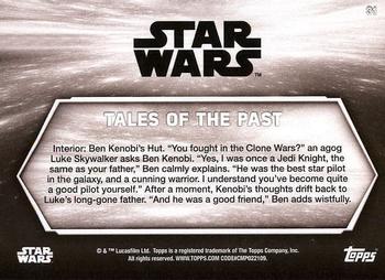 2018 Topps Star Wars: A New Hope Black & White #31 Tales of the Past Back
