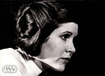 2018 Topps Star Wars: A New Hope Black & White #82 The Princess Awaits her Rescue Front