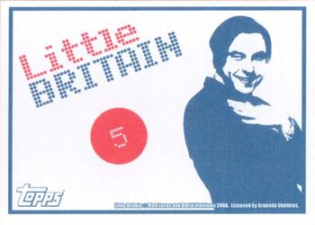 2006 Topps Little Britain Collector Cards - Stickers #5 Marjorie Dawes Back
