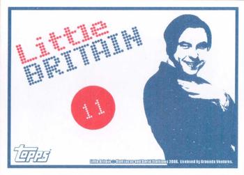 2006 Topps Little Britain Collector Cards - Stickers #11 Cast Back
