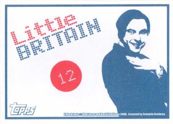 2006 Topps Little Britain Collector Cards - Stickers #12 Cast Back