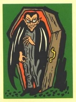 1961 Leaf Spook Stories - Stickers #NNO Dracula Front