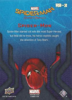 2017 Upper Deck Marvel Spider-Man: Homecoming Walmart Edition #RB-3 Spider-Man - Spider-Man started out solo like most Back