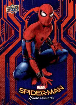 2017 Upper Deck Marvel Spider-Man: Homecoming Walmart Edition #RB-4 Spider-Man - Peter Parker's life changes after Front
