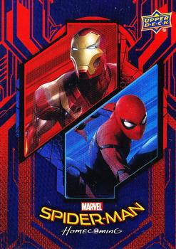 2017 Upper Deck Marvel Spider-Man: Homecoming Walmart Edition #RB-22 Iron Man & Spider-Man - Tony Stark is impressed by Front