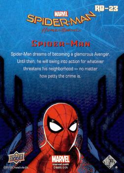2017 Upper Deck Marvel Spider-Man: Homecoming Walmart Edition #RB-23 Spider-Man - Spider-Man dreams of becoming a Back